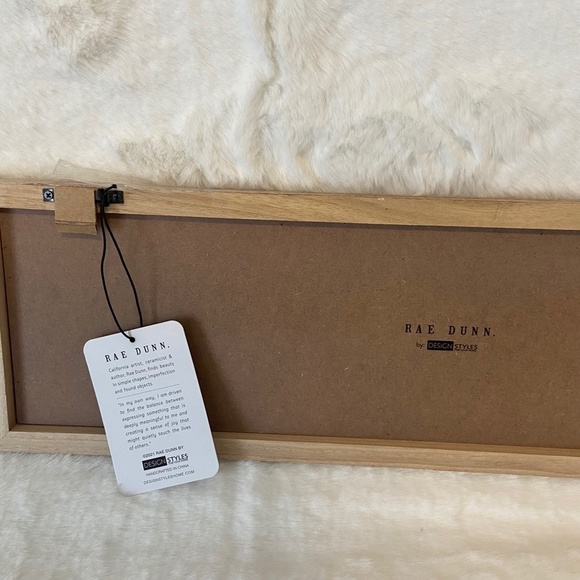 Rae Dunn Pink "Share Imagine Laugh" Wooden Sign - Picture 2 of 4